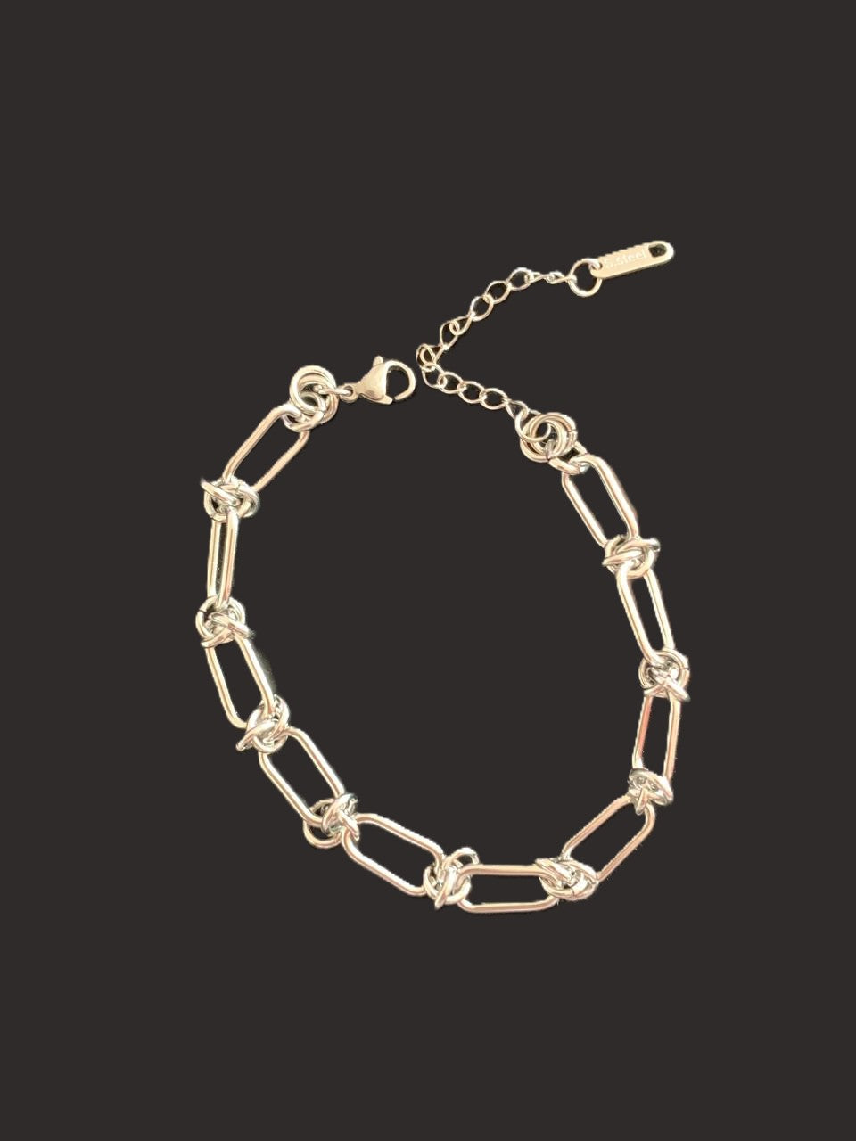 Silver knot PaperClip