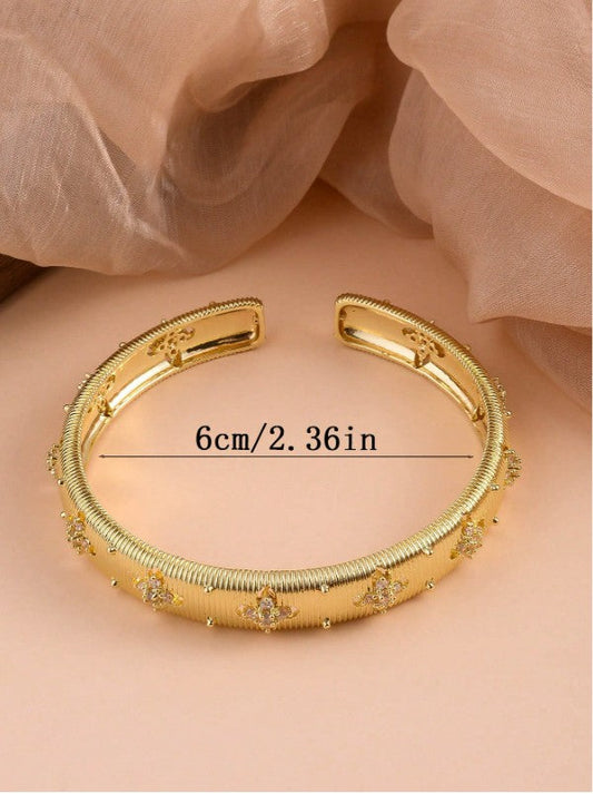 Golden Bloom Cuff