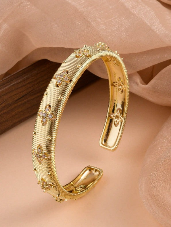Golden Bloom Cuff