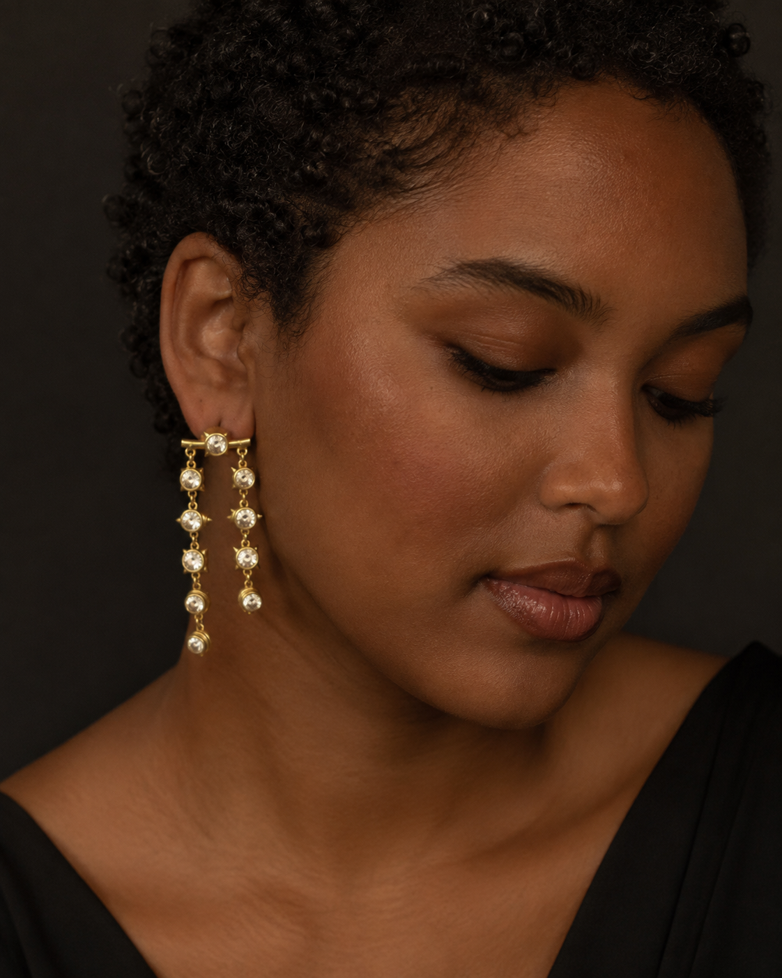Celestial Cascade — earrings — view 4