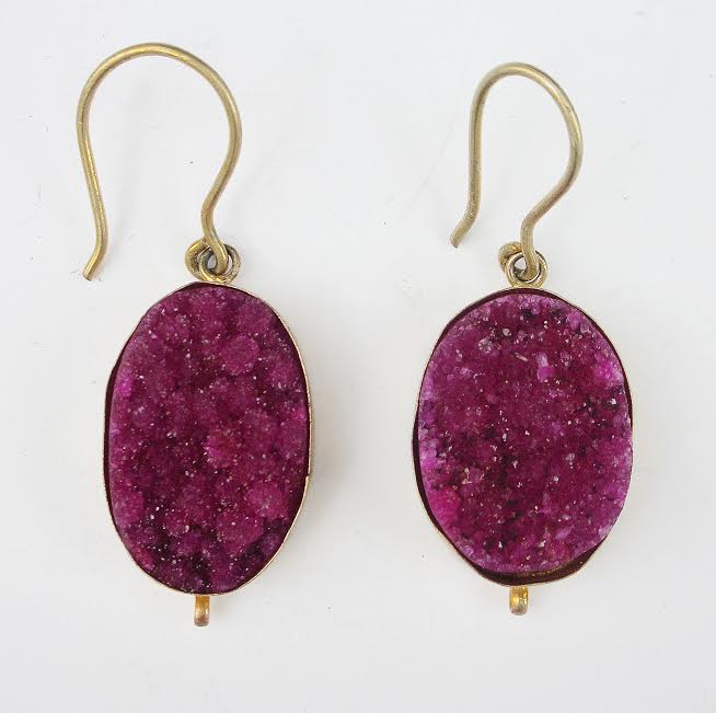 Druzy Pink Purple