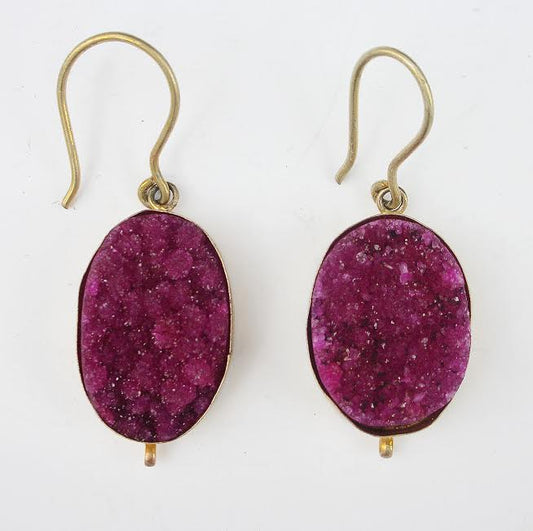 Druzy Pink Purple