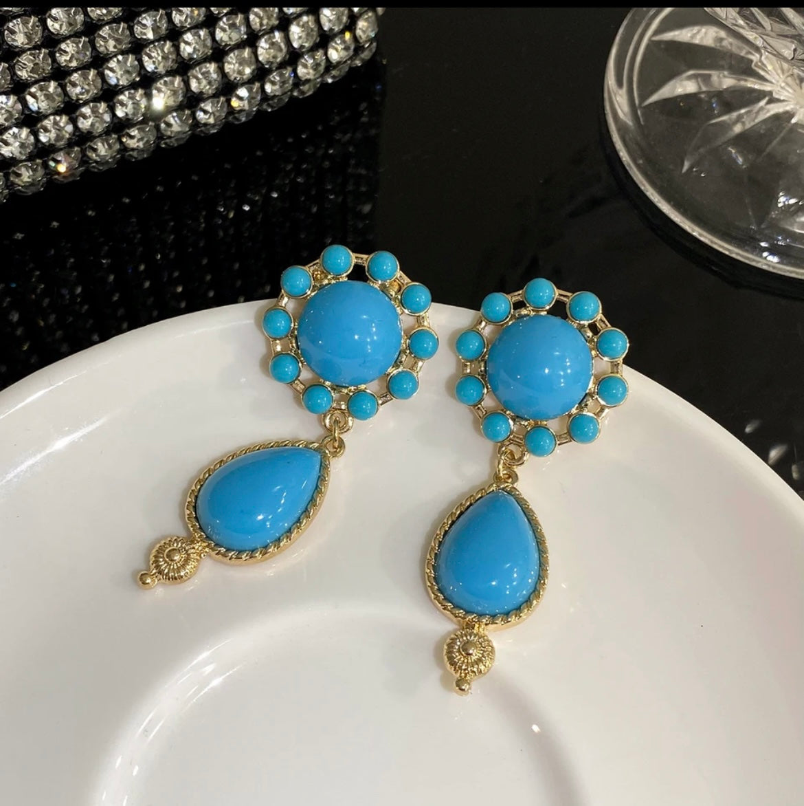 Floral Turquoise