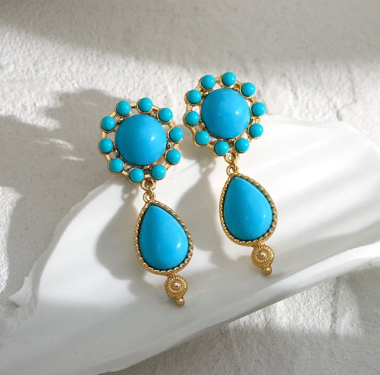 Floral Turquoise