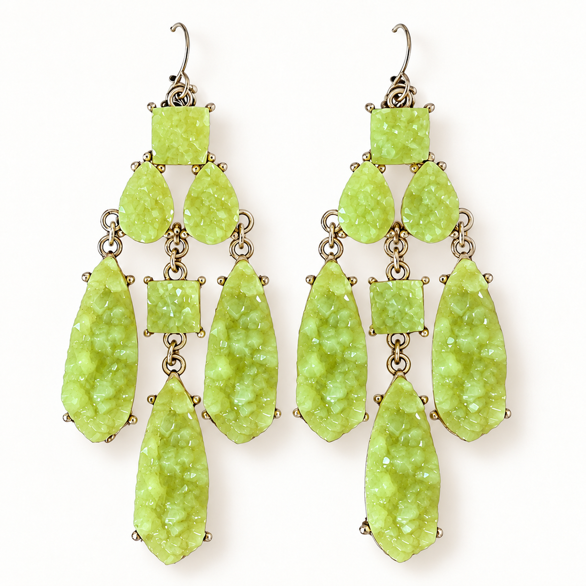Lime Chandelier Earrings
