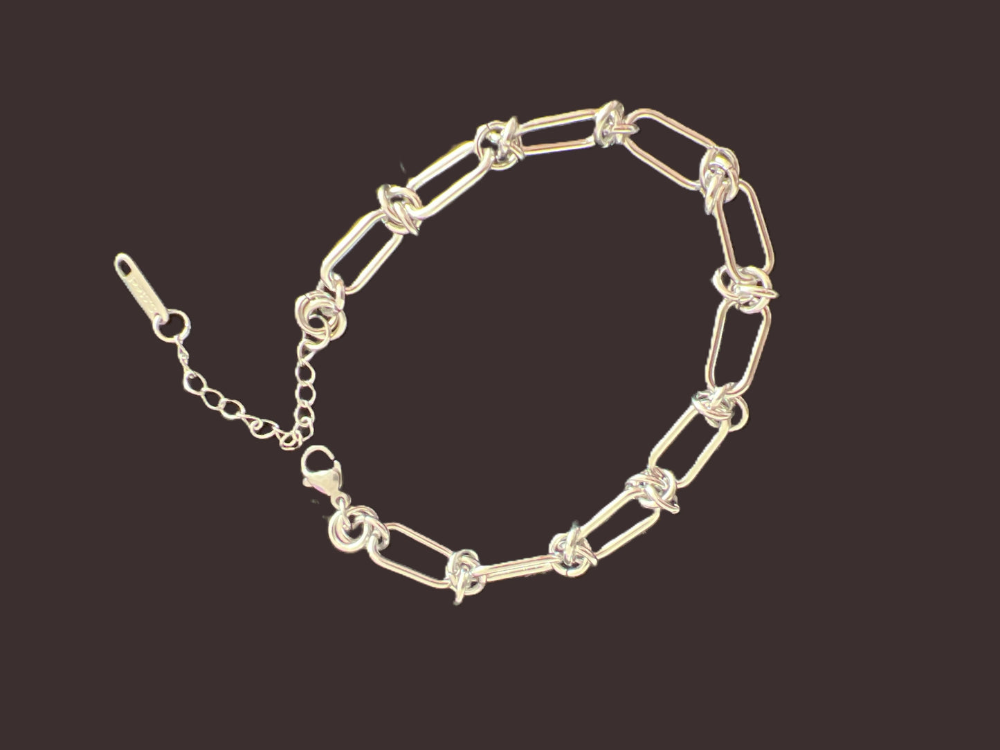 Silver knot PaperClip