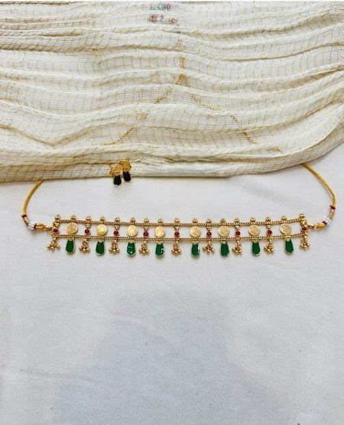 Coin Charm Choker