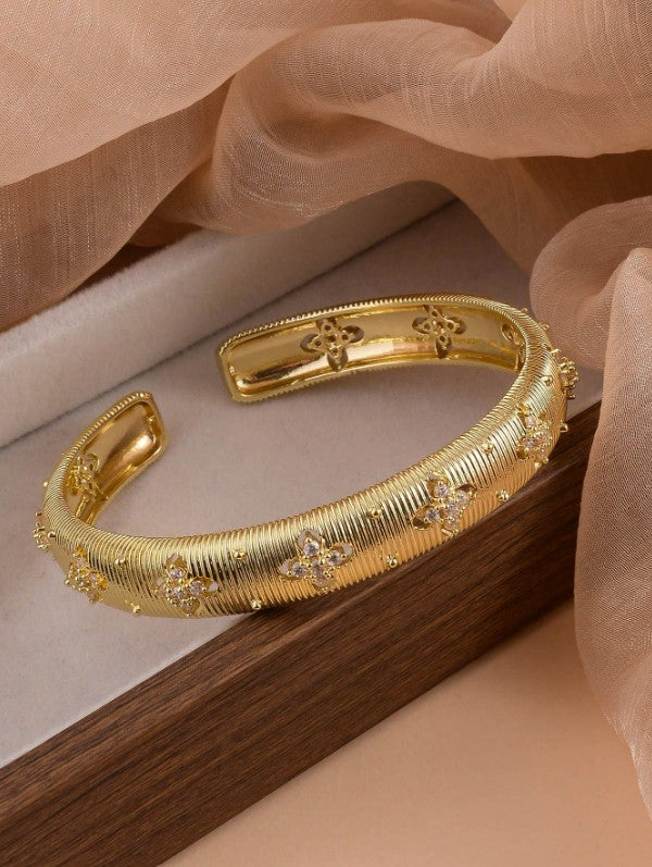 Golden Bloom Cuff