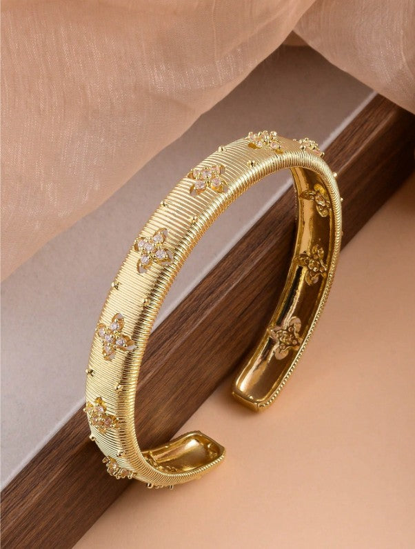 Golden Bloom Cuff