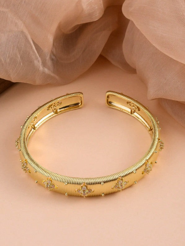 Golden Bloom Cuff