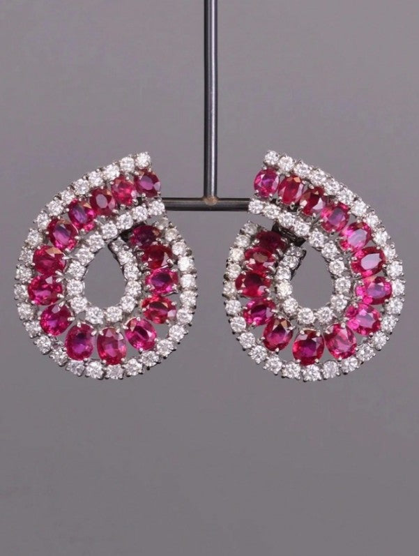 Ruby Halo Drops