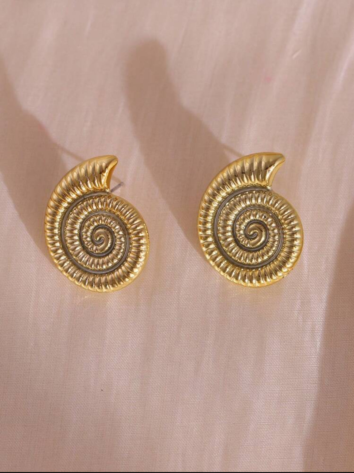 Golden Spiral Studs