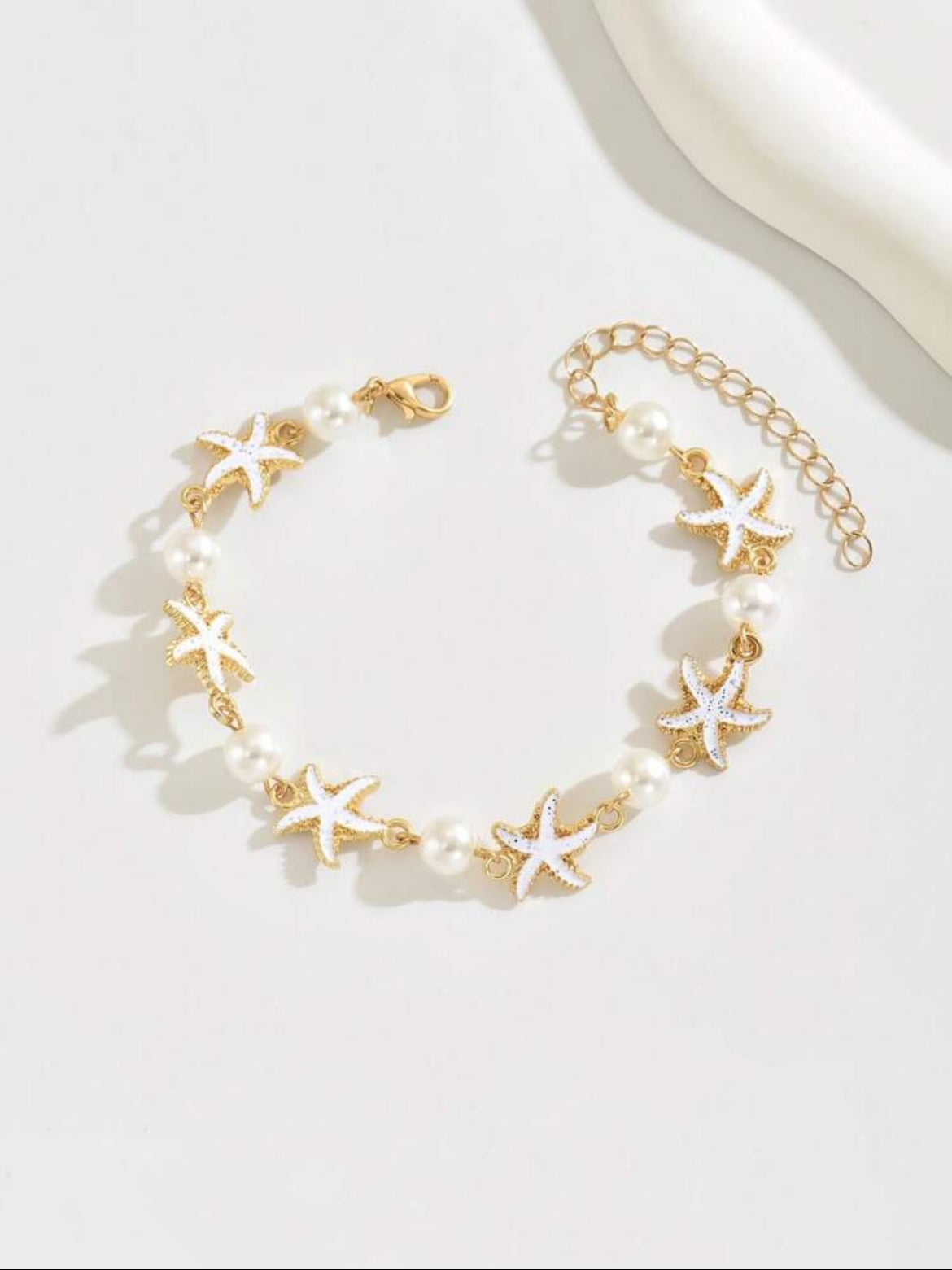 Starfish Pearl Charm