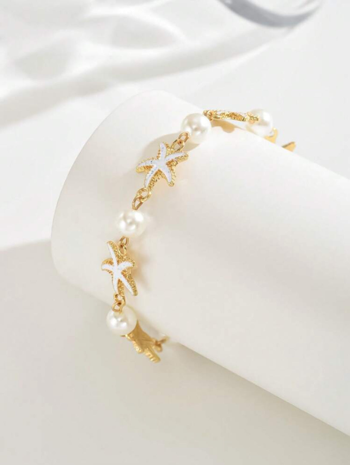 Starfish Pearl Charm