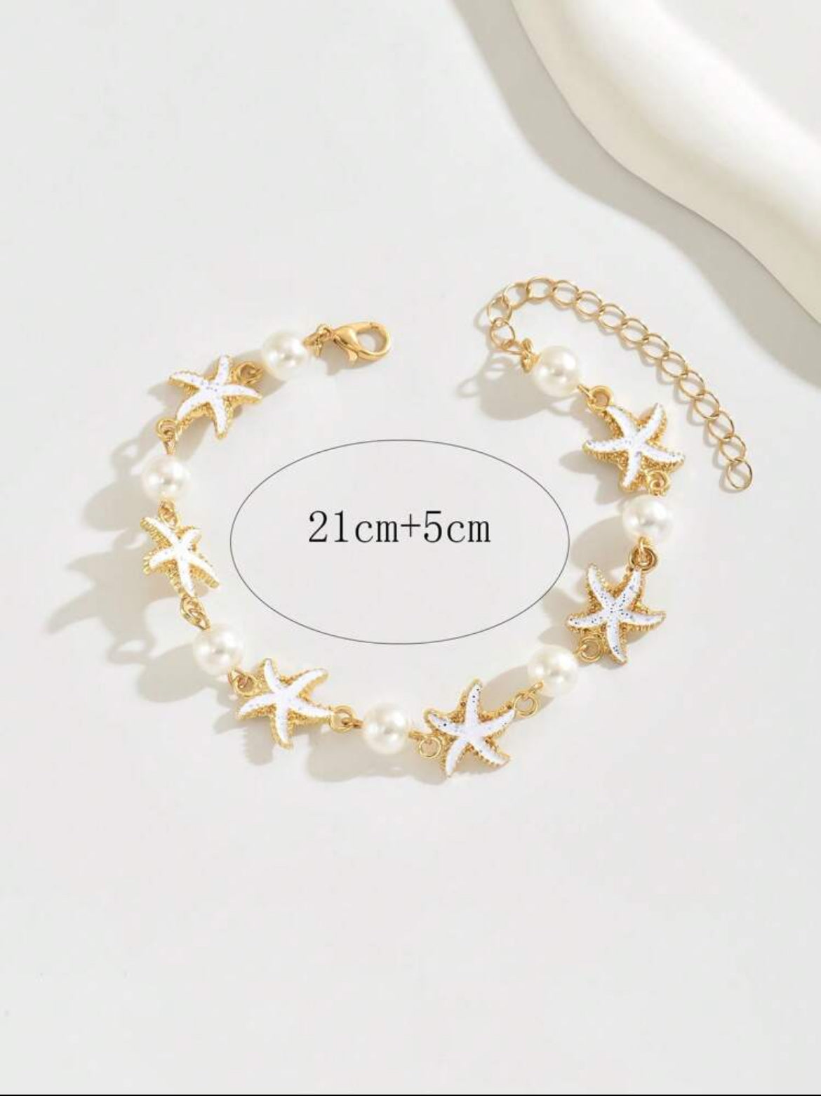 Starfish Pearl Charm