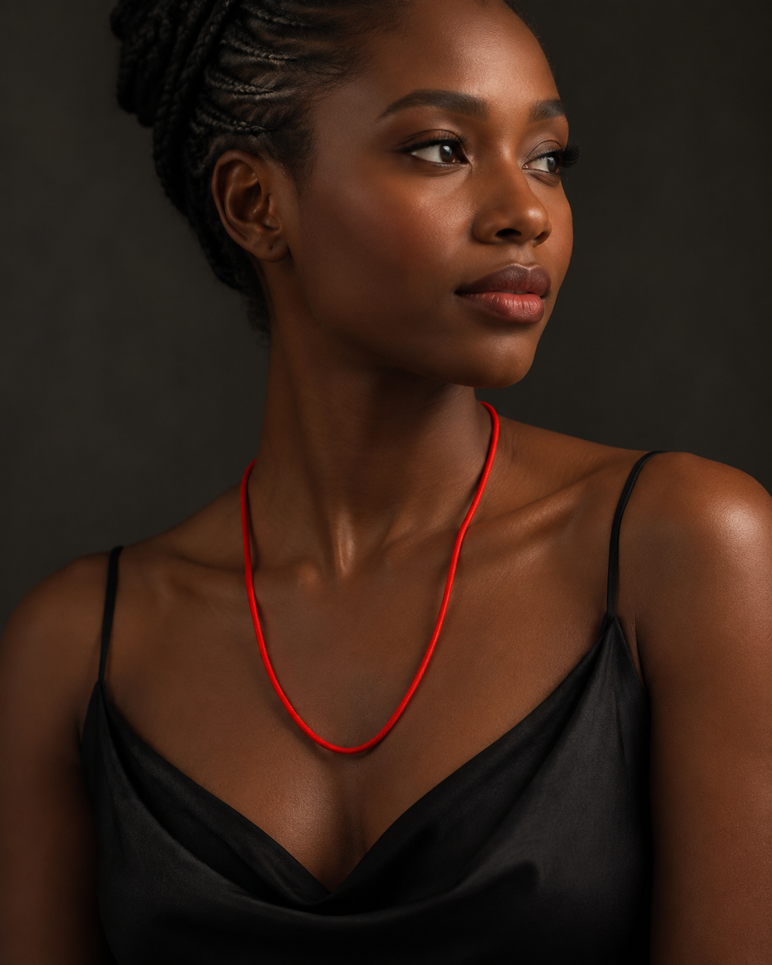 Crimson Thread — necklace — view 4