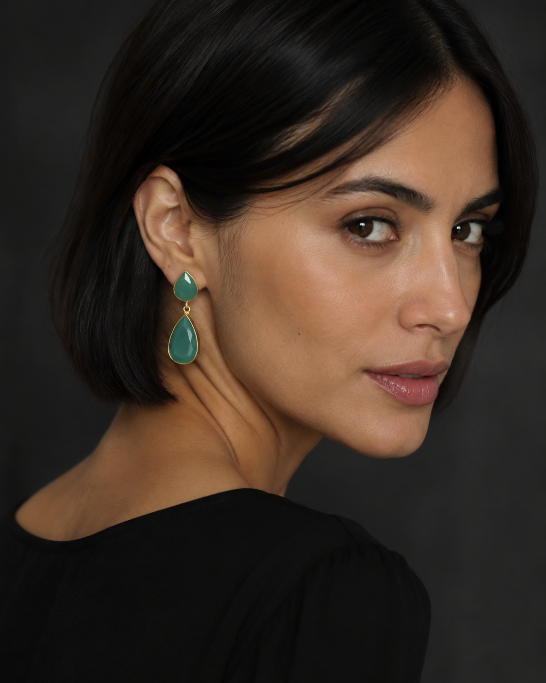 Green Muse — earrings — view 3