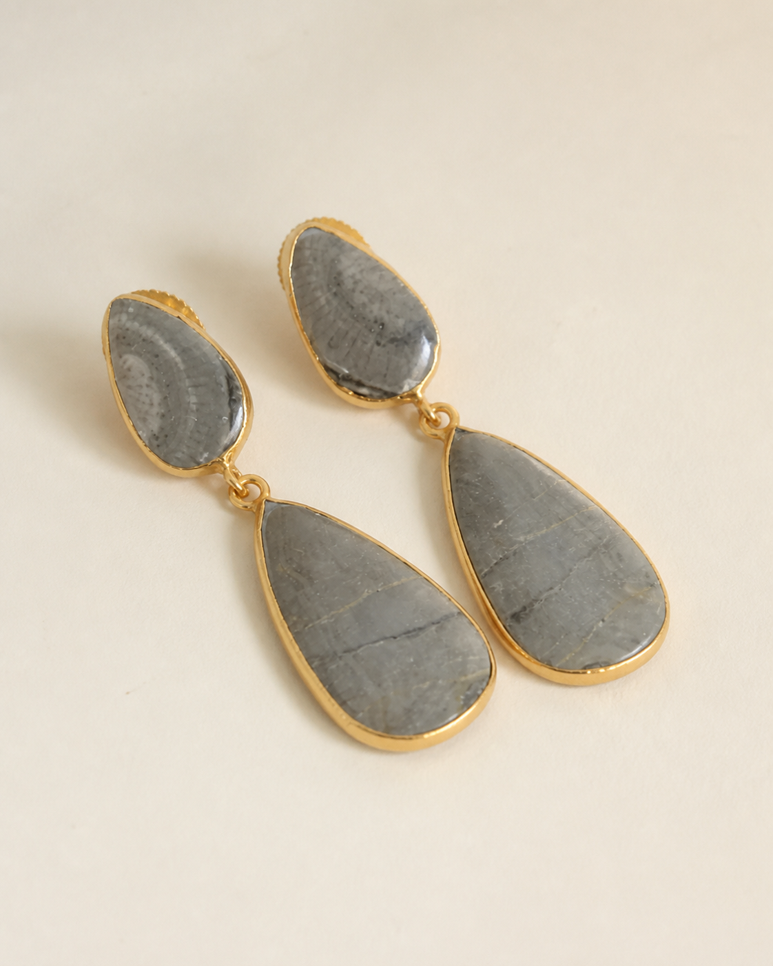 Grey Horizon — earrings — view 2