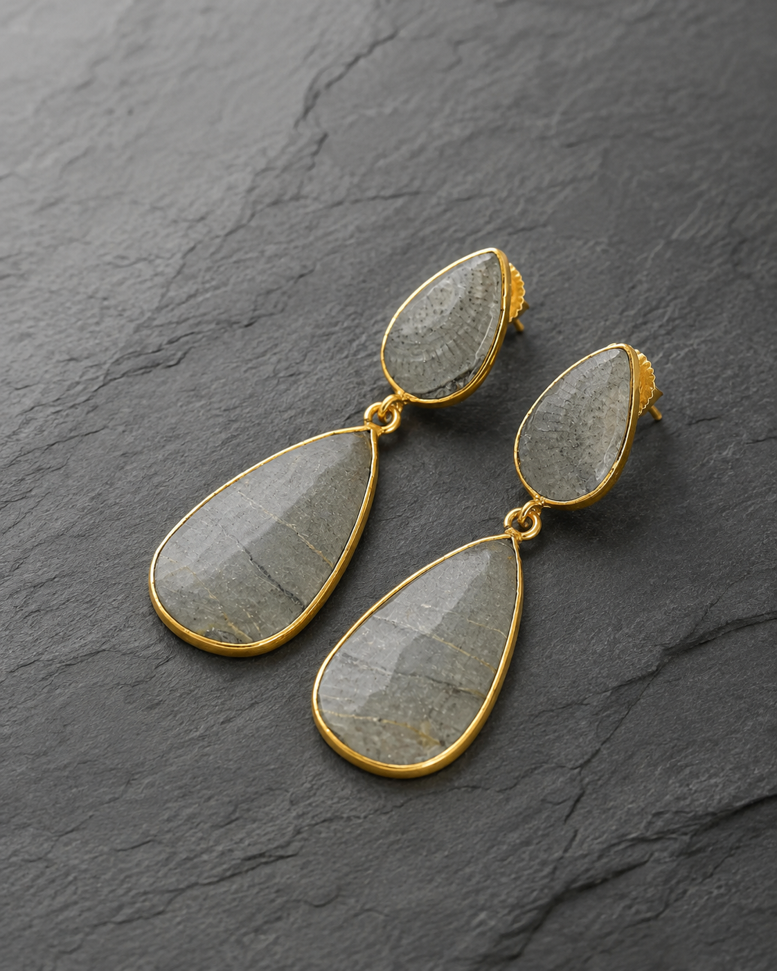 Grey Horizon — earrings — view 3