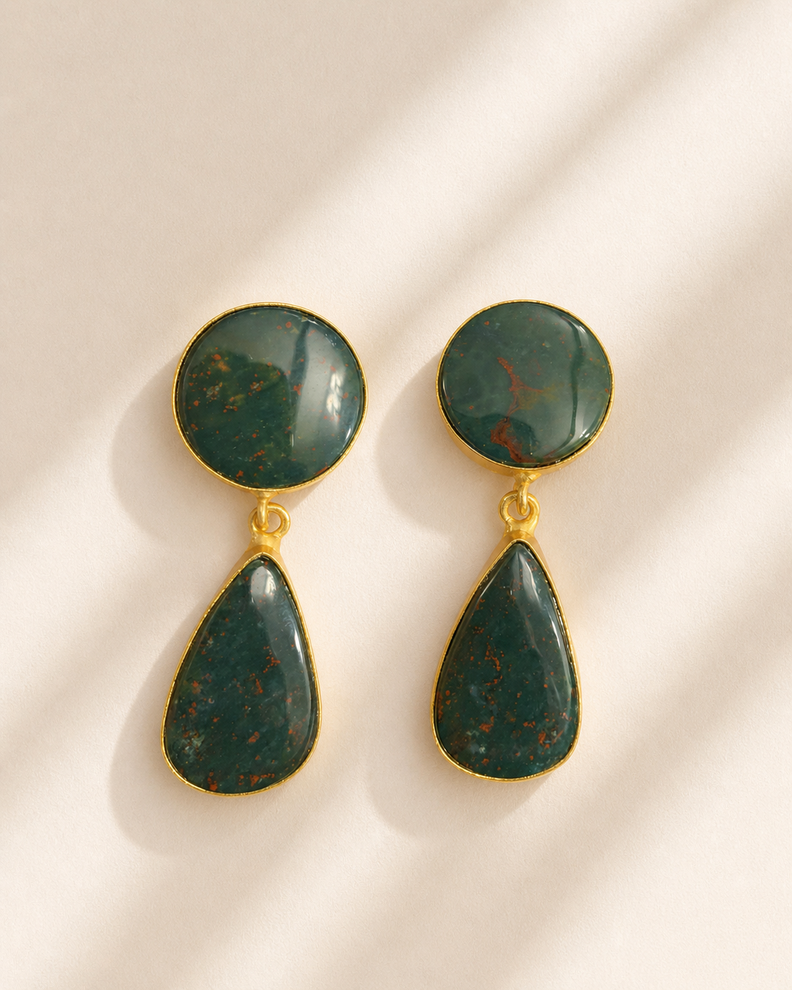 Bloodstone — earrings — view 1