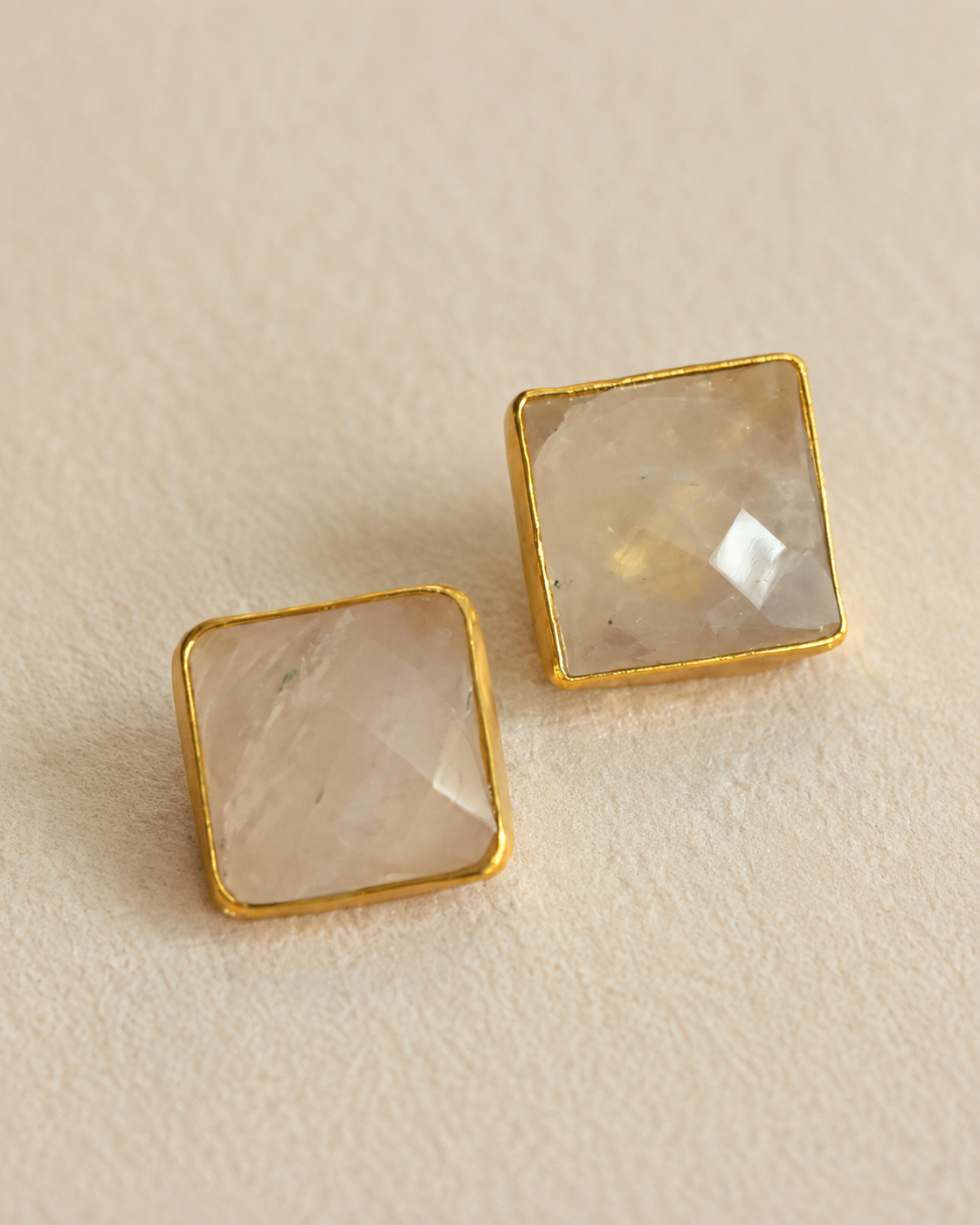 Blush Studs — earrings — view 2