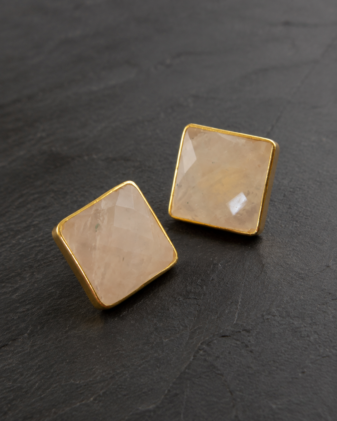 Blush Studs — earrings — view 3