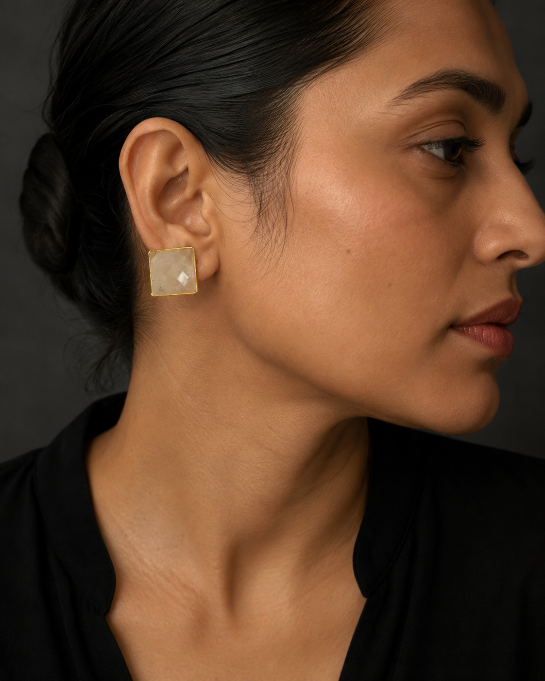 Blush Studs — earrings — view 4