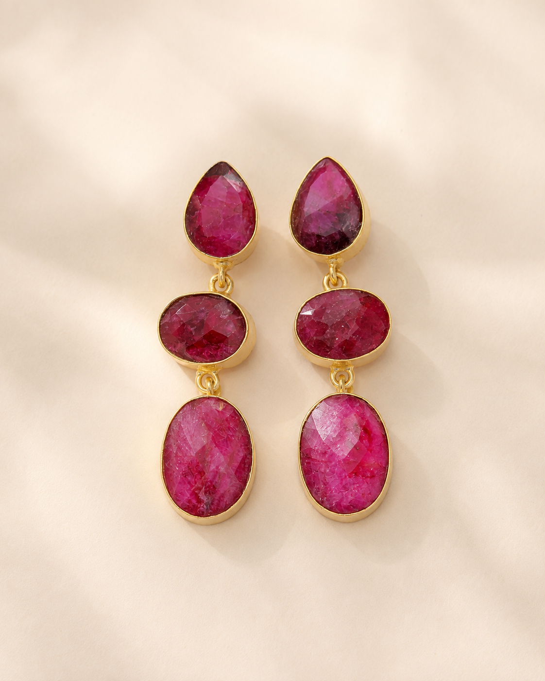 Scarlet Drops — earrings — view 1