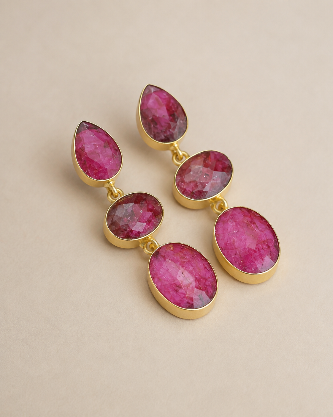 Scarlet Drops — earrings — view 2