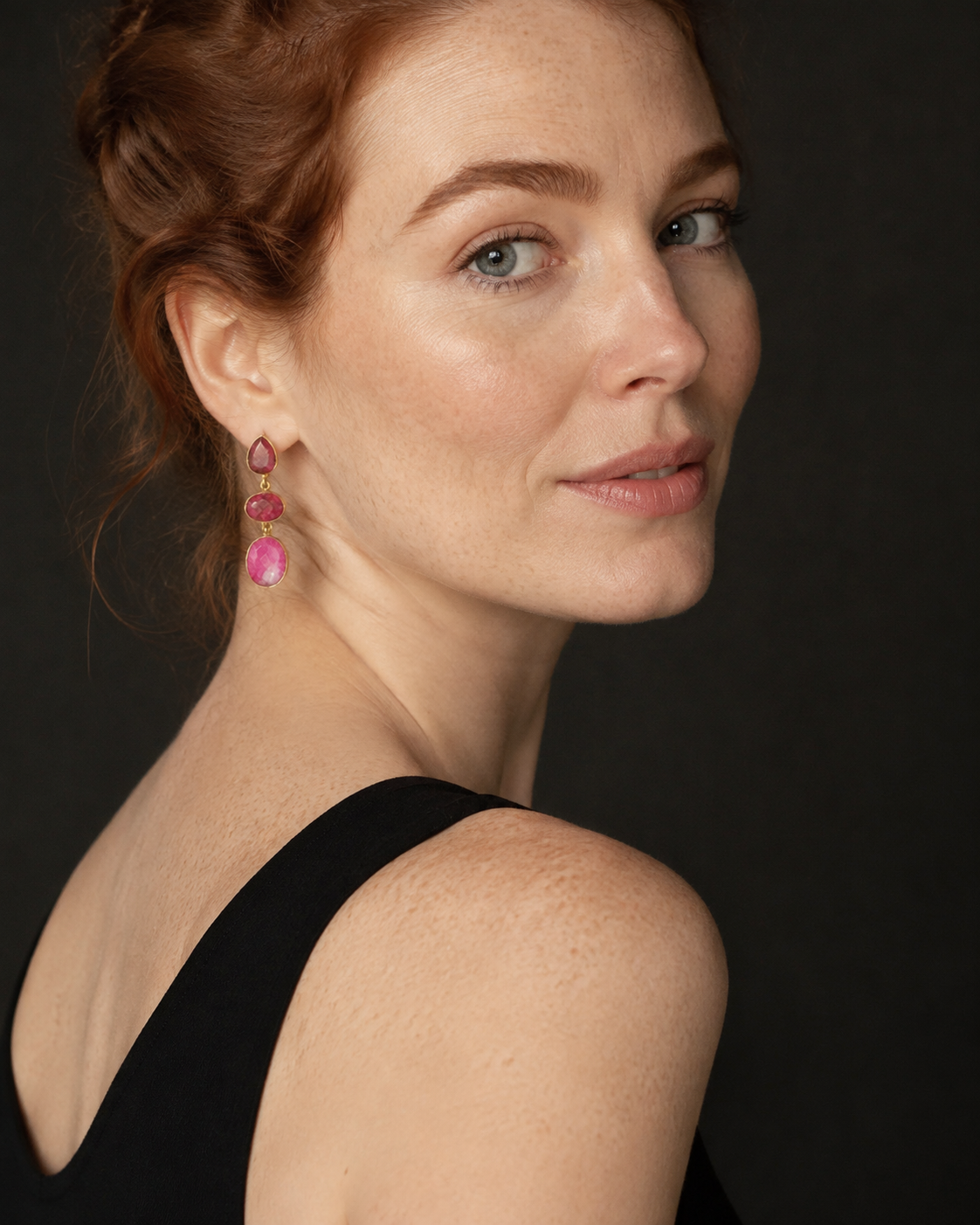 Scarlet Drops — earrings — view 4