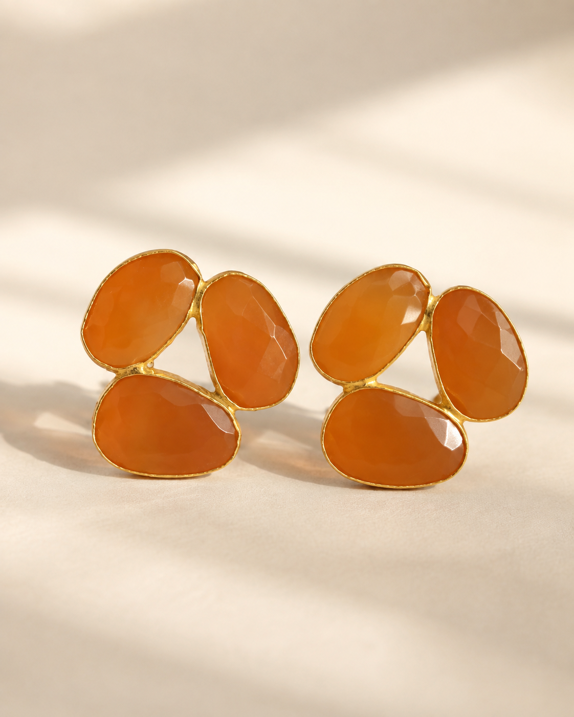 Scarlet Lumière Studs — earrings — view 1