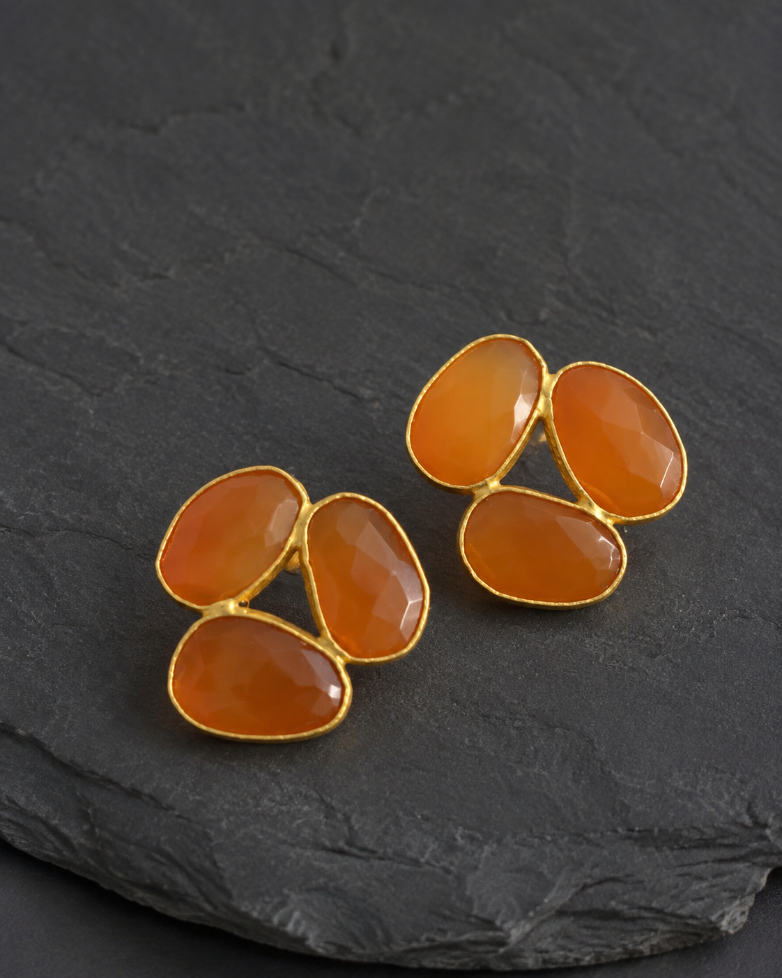 Scarlet Lumière Studs — earrings — view 3