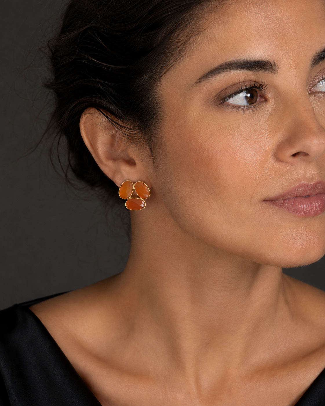 Scarlet Lumière Studs — earrings — view 4