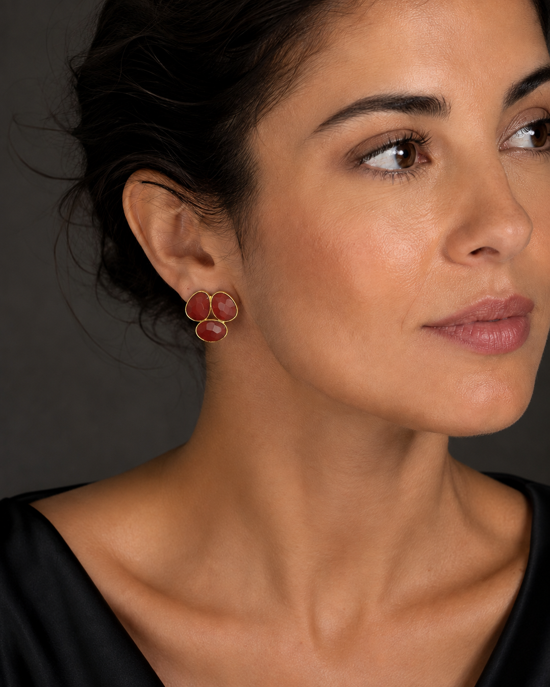 Scarlet Lumière Studs — earrings — view 8