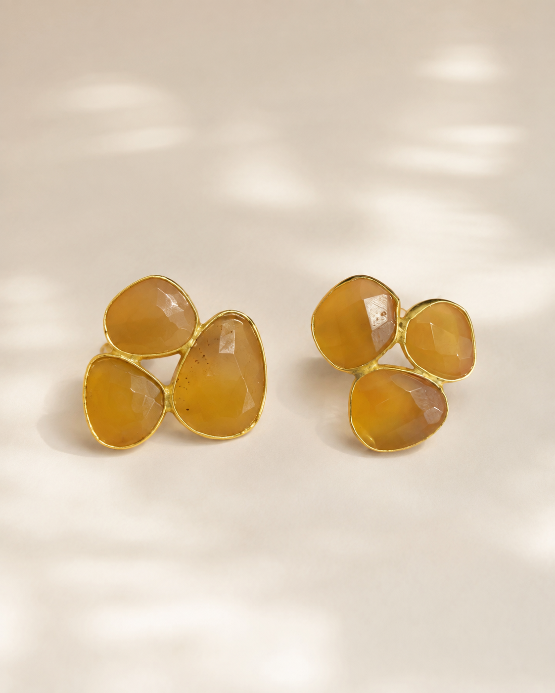 Citrine Aura — earrings — view 1
