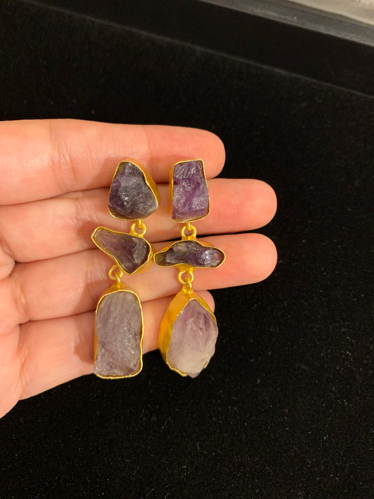 Imperial Amethyst — earrings — view 1