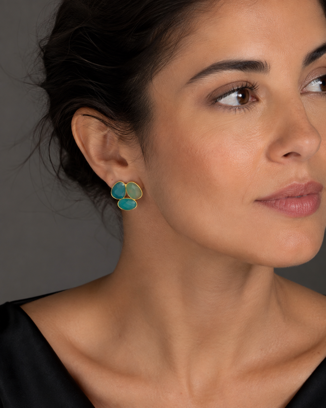 Verdant Petal — earrings — view 4