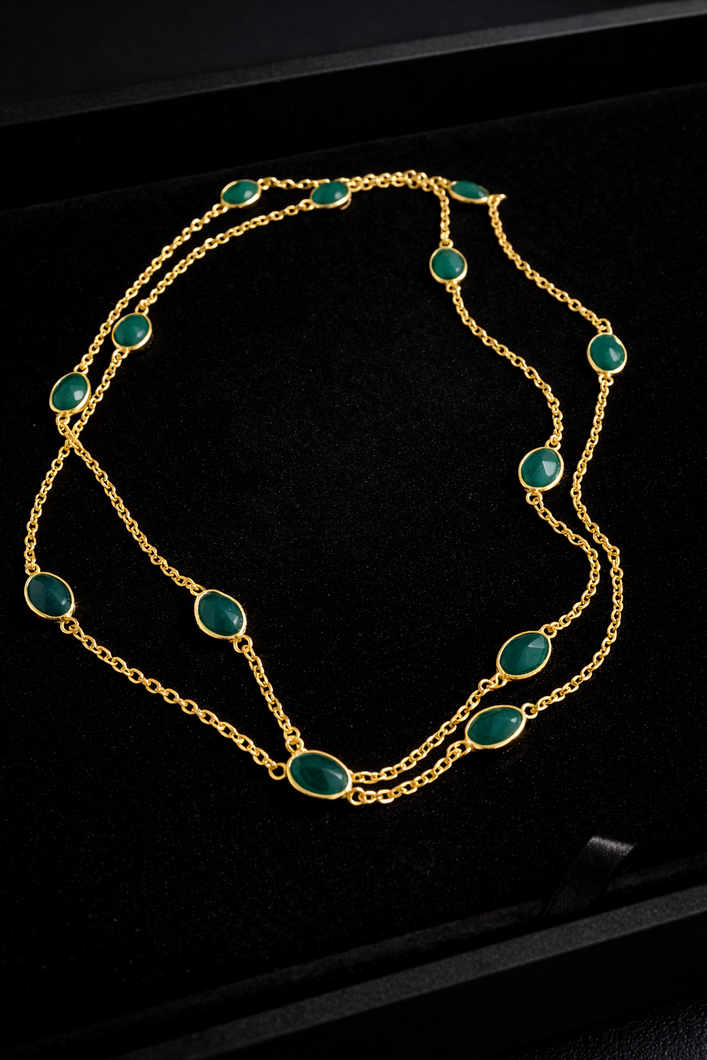 Emerald Halo — necklace — view 7