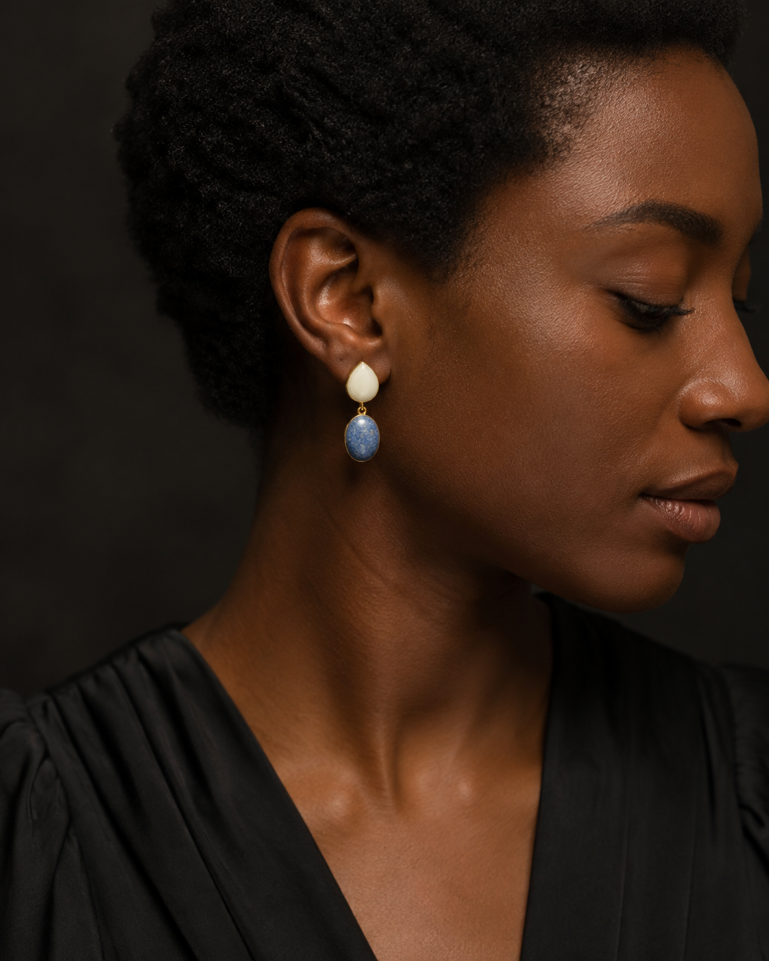 Cloud & Ocean — earrings — view 4
