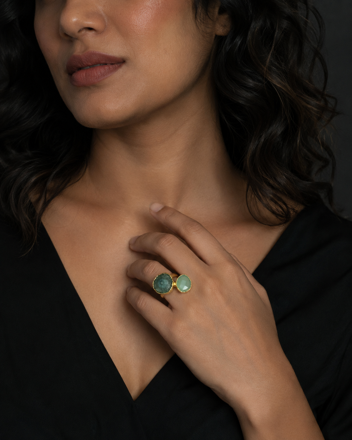 Earth & Sea — ring — view 2