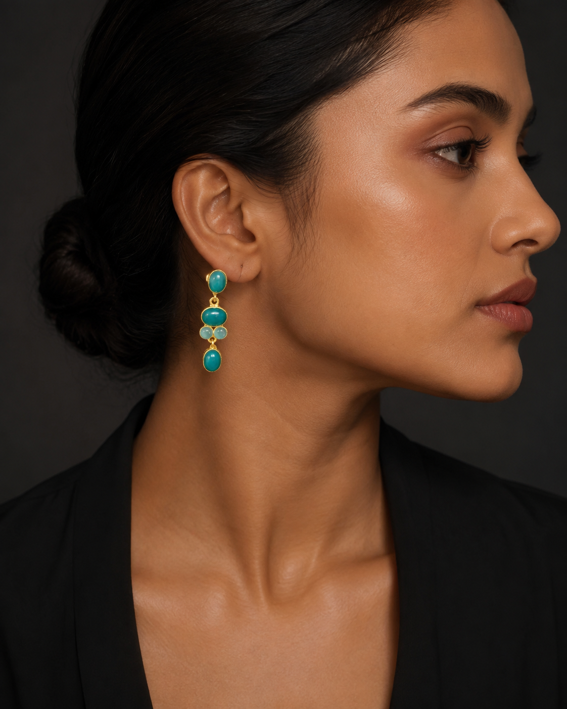Aqua Royale — earrings — view 4