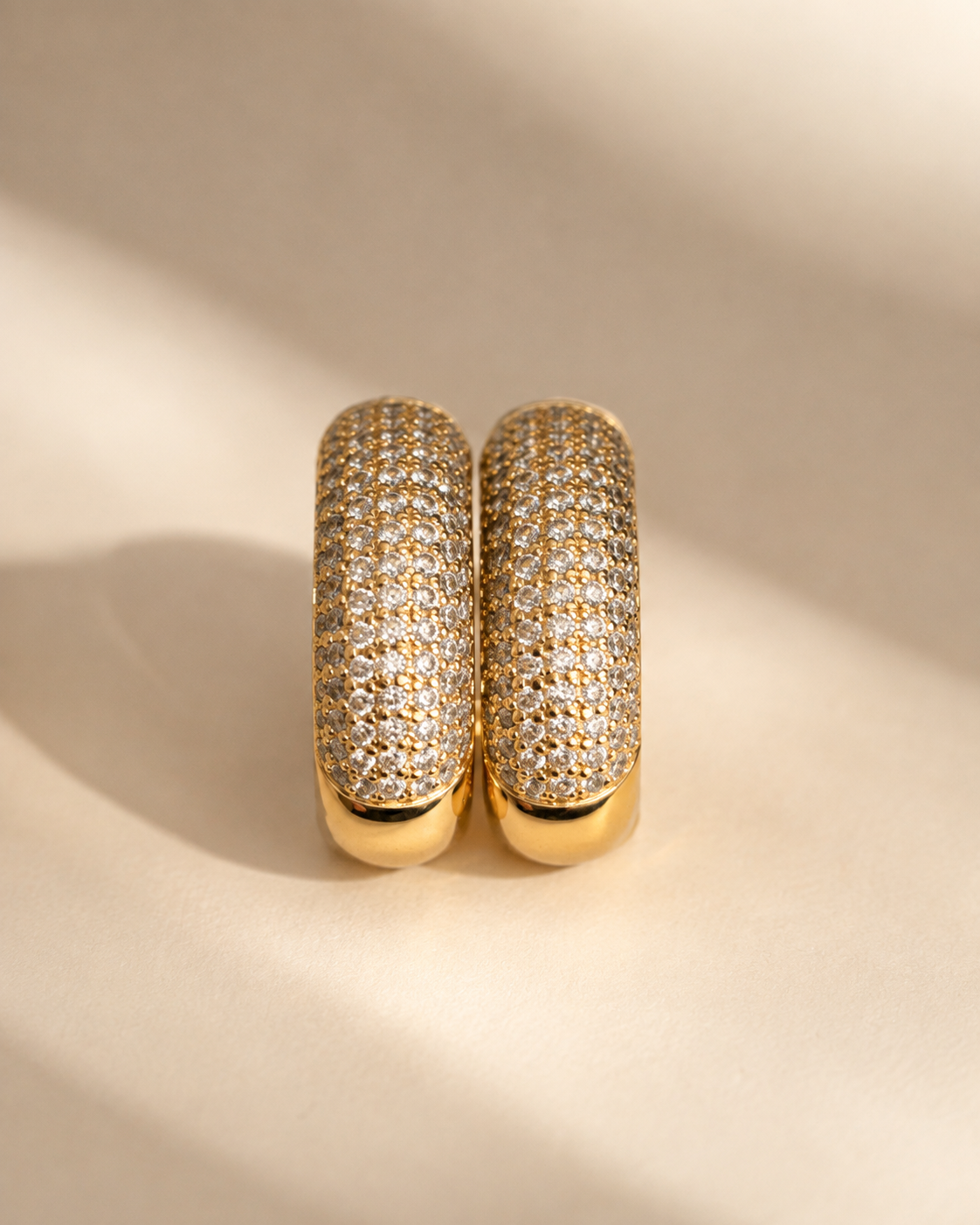 Golden Glimmer — earrings — view 1