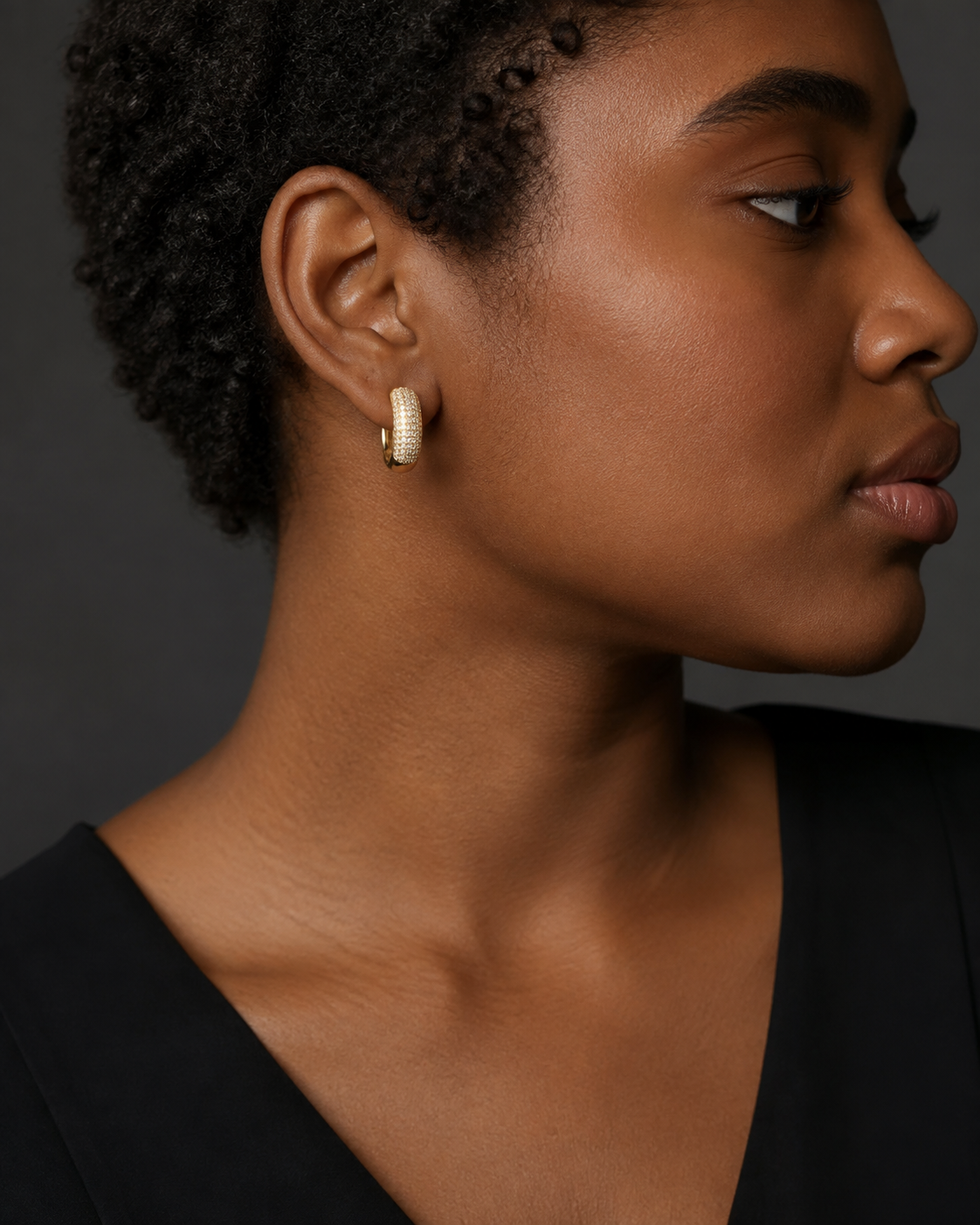 Golden Glimmer — earrings — view 4
