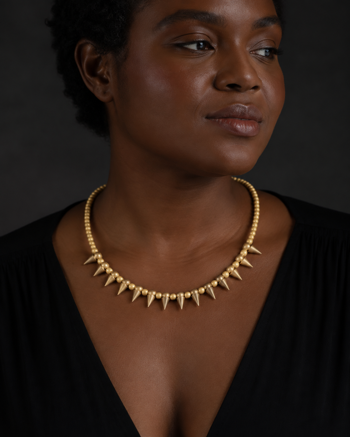 Solar Spike Choker — necklace — view 4