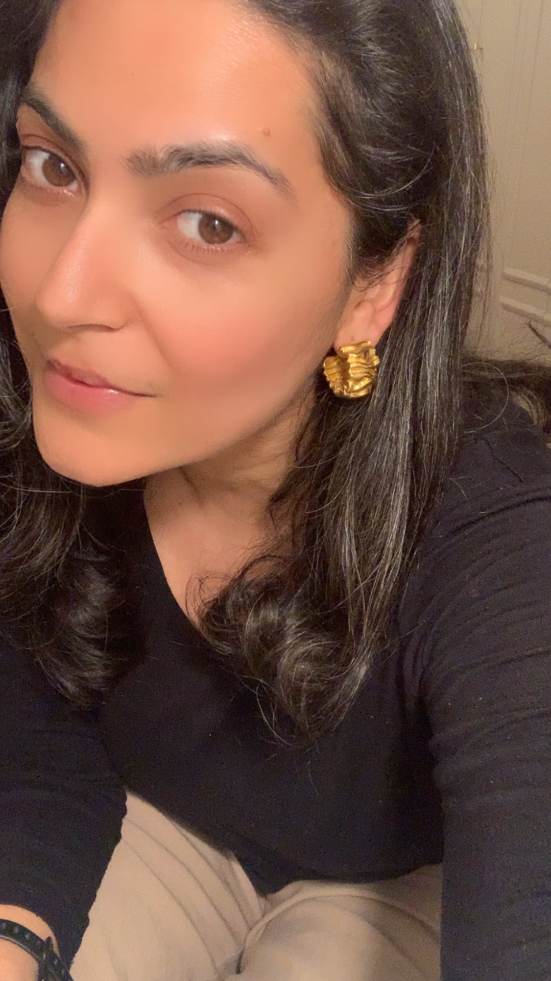 Golden Wave — earrings — view 4