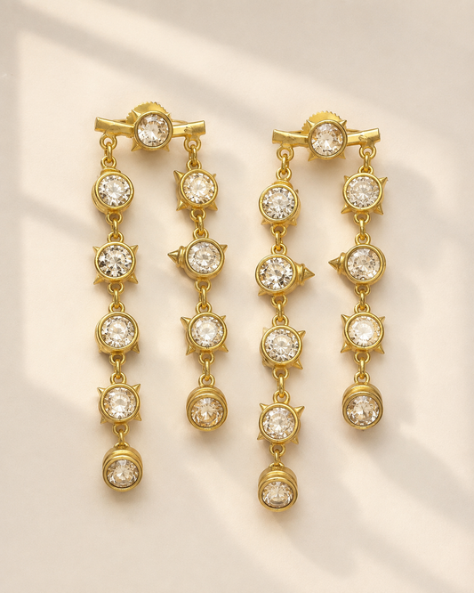Celestial Cascade — earrings — view 1