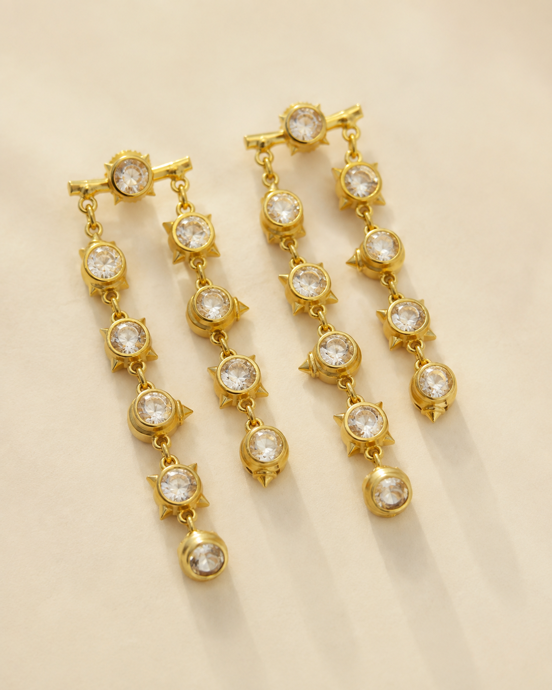 Celestial Cascade — earrings — view 2