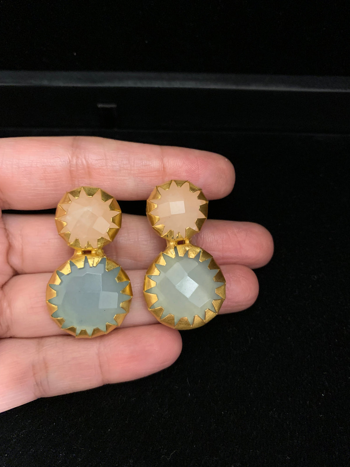 Peach Moon — earrings — view 6
