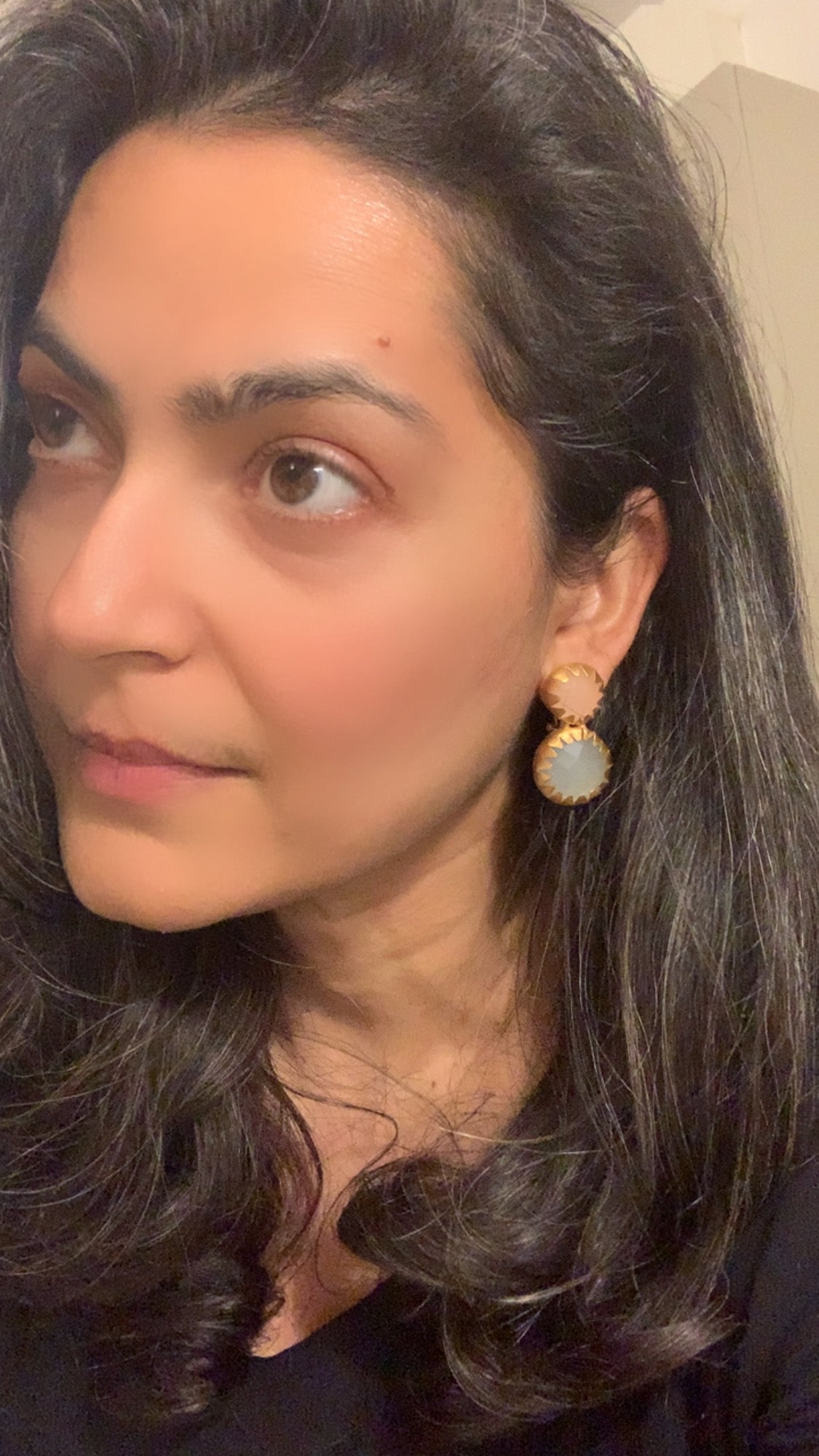Peach Moon — earrings — view 7