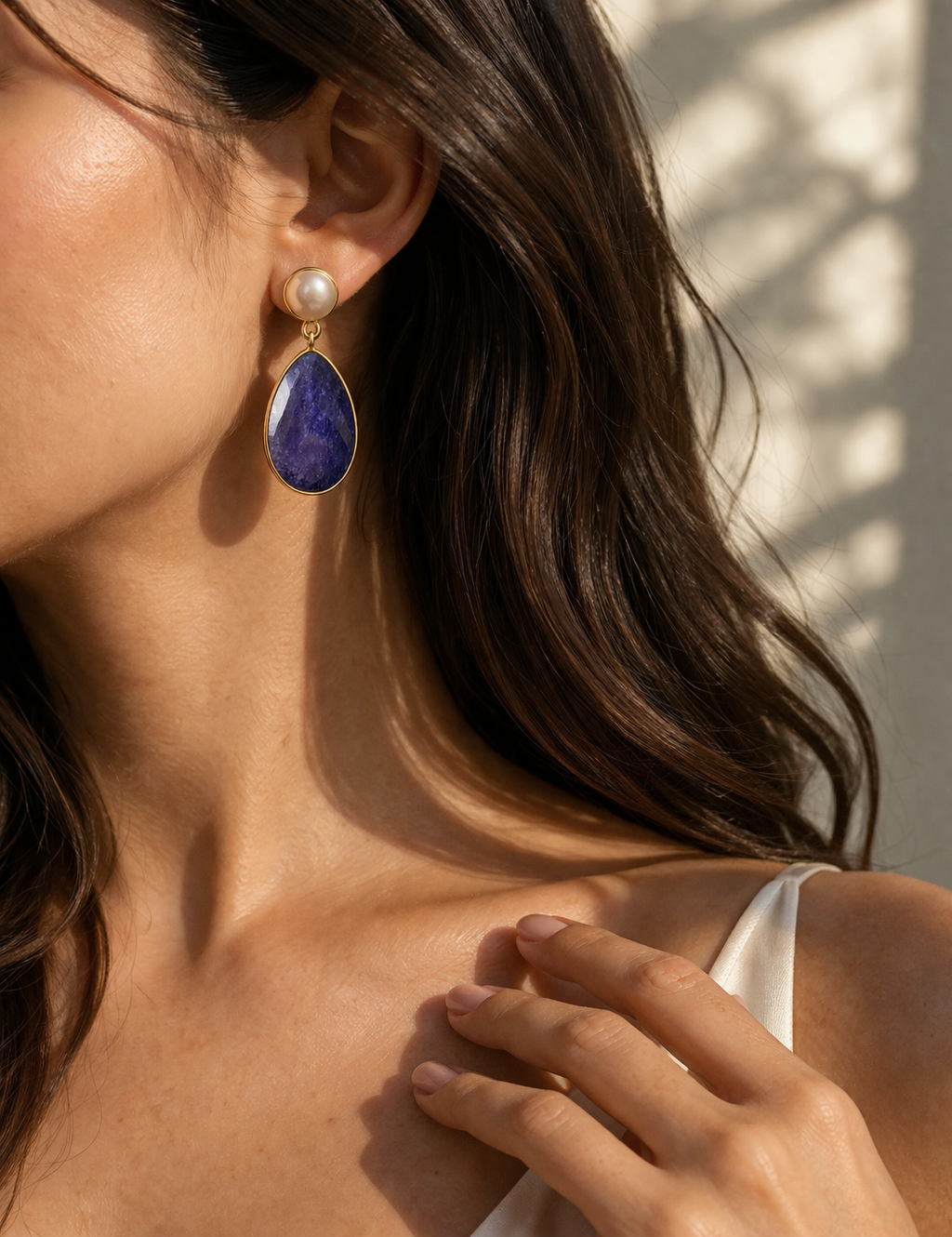 Midnight Pearl Drops — earrings — view 5
